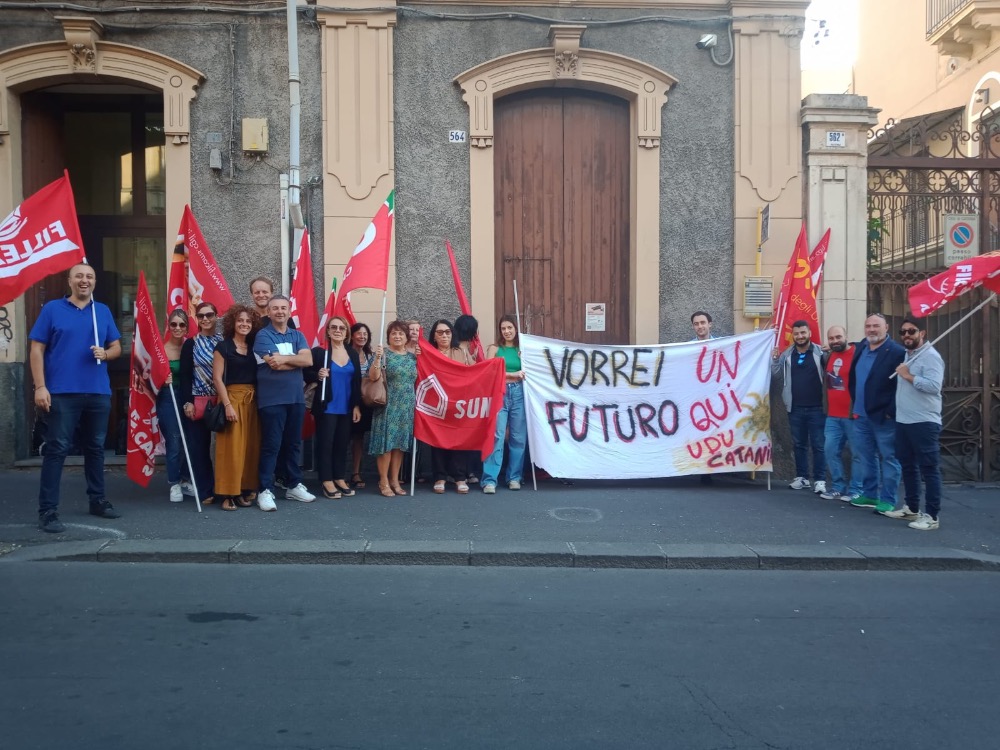 Il sit in "Senza casa, senza futuro" all'ERSU di Catania